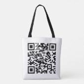 Sofort erstellter QR-Code (durch Eingabe Ihrer URL Tasche (Rückseite)