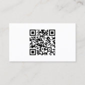 Sofort erstellter QR-Code (durch Eingabe Ihrer URL Terminkarte (Vorderseite)