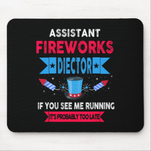 Sofort Feuerwerk Direktor Ich Laufe Du Laufe 4. Ju Mousepad
