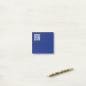 Sofort generierter QR-Code per URL-Eingabe | Marin Post-it Klebezettel (Auf Schreibtisch)