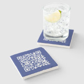 Sofort generierter QR-Code per URL-Eingabe | Marin Steinuntersetzer (Seitenansicht)