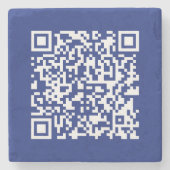 Sofort generierter QR-Code per URL-Eingabe | Marin Steinuntersetzer (Vorderseite)