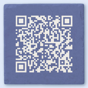 Sofort generierter QR-Code per URL-Eingabe Marin Steinuntersetzer