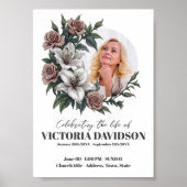 Sofort herunterladen Blume Frame Beerdigung Post Poster (Vorne)