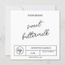 Sofort herunterladen Candle Labels