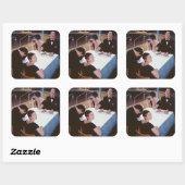 Sofortergebnis 1980 quadratischer aufkleber (Blatt)