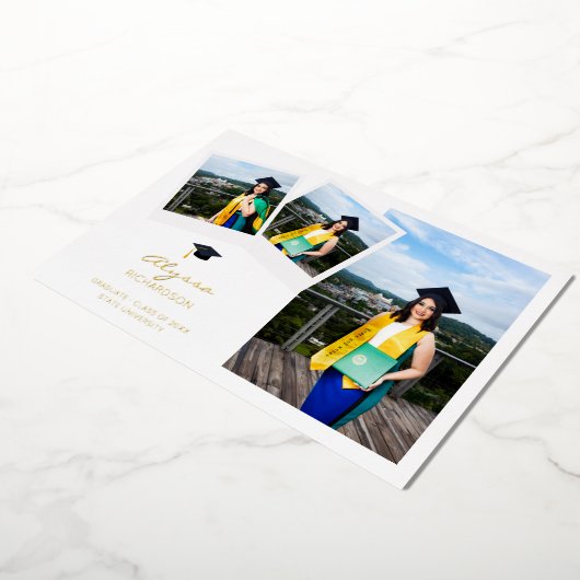 Sofortige Ankündigung von Foto Multi 3 Abschluss F (Gedreht)