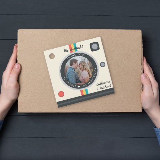 Sofortige Camera Couple Foto Einzigartige Hochzeit Geschenkanhänger