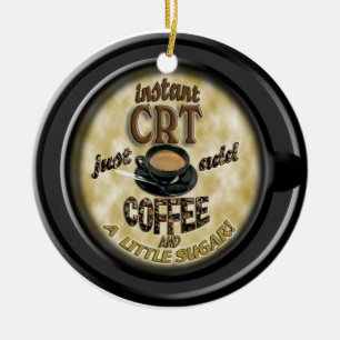 SOFORTIGE CRT ADDIEREN KAFFEE-WEIHNACHTSverzierung Keramikornament