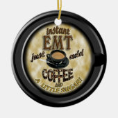 SOFORTIGE EMT ADDIEREN KAFFEE-WEIHNACHTSverzierung Keramikornament (Vorne)