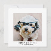 Sofortige Foto-Galerie - Minimale Weihnachtskarte (Vorderseite)