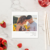 Sofortige Foto Hochzeit oder Party V2 Serviette (Beispiel)