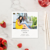 Sofortige Foto Hochzeit oder Party V3 Serviette (Beispiel)