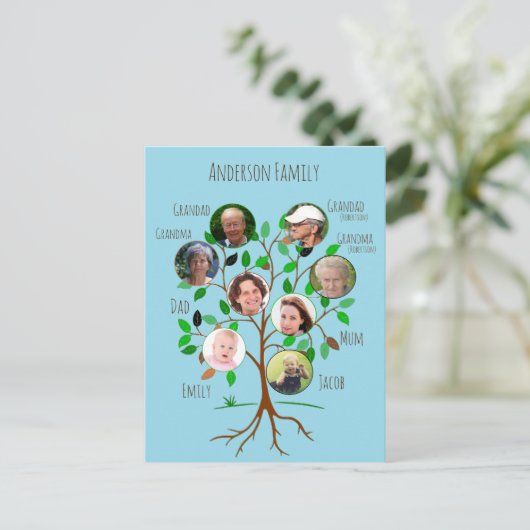 Sofortige Foto Postkarte (Stehend Vorderseite)