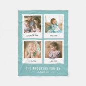 Sofortige Hintergrundfarbe für die Bildbearbeitung Fleecedecke (Vorderseite)