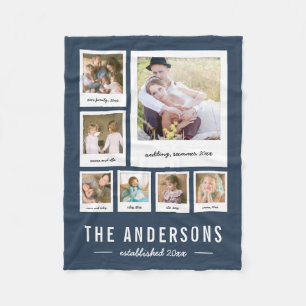 Sofortige Hintergrundfarbe für Fotocollage Fleecedecke