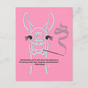 Sofortige Llama-Postkarte 10er-Packung Mitteilungskarte