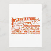 Sofortige Schokolade! Postkarte (Vorderseite)