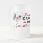 Sofortige Tasse des Kartenschwarzes (Vorderseite Links)