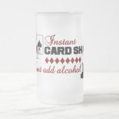 Sofortige Tasse des Kartenschwarzes (Mittel)