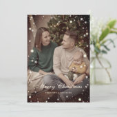 Sofortige Vintage Foto Weihnachten (Stehend Vorderseite)