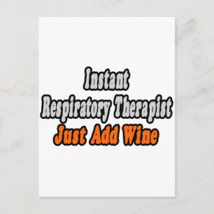 Sofortiger Atemtherapeut...einfach Wein hinzufügen Postkarte