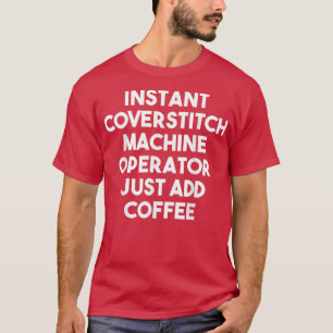 Sofortiger Bediener der Coverstitch-Maschine, einf T-Shirt