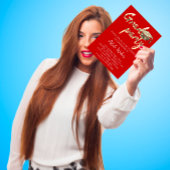 Sofortiger Download der Graduation Party Gold Cup Einladung