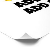 Sofortiger Download/physischer YARD-Verkauf Poster (Ecke)