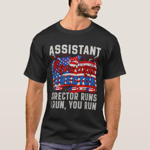 Sofortiger Feuerwerksdirektor Lustiger Witz läuft T-Shirt