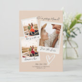 Sofortiger Fotostil - Save The Date (Stehend Vorderseite)