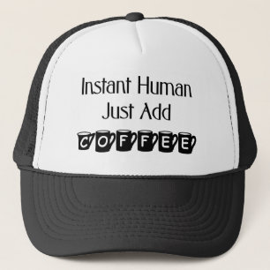Sofortiger Mensch addieren gerade Kaffee-Hut Truckerkappe