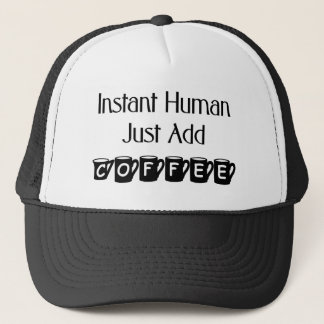 Sofortiger Mensch addieren gerade Kaffee-Hut Truckerkappe