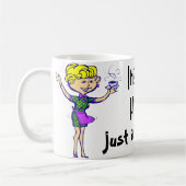 Sofortiger Mensch addieren gerade Kaffee Kaffeetasse (Links)