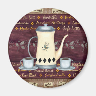 Sofortiger Mensch addieren gerade Kaffee! Magnet