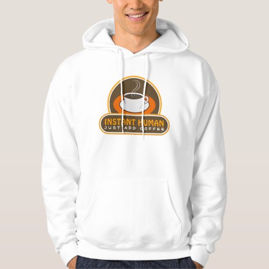 Sofortiger Mensch einfach Kaffee-Cup Spaß Männer H Hoodie (Vorderseite)