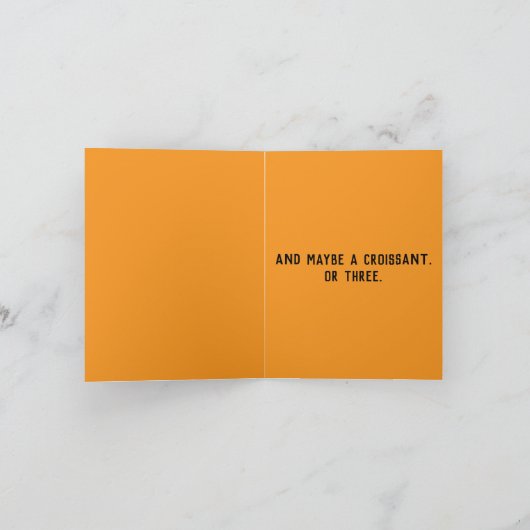 Sofortiger Mensch, einfach Kaffee hinzufügen - Fun Karte (Innenseite)