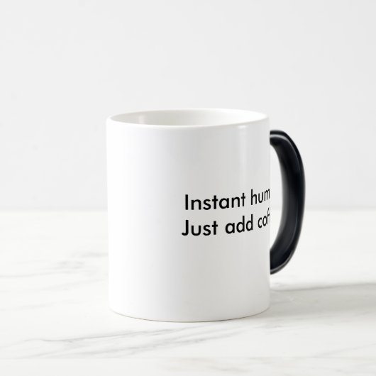 Sofortiger Mensch Verwandlungstasse (VorderseiteRechts)