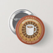 Sofortiger Meteorologe Button (Vorne & Hinten)