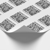 Sofortiger QR-Code (geben Sie Ihre Website-URL ein Geschenkpapier (Ecke)