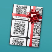 Sofortiger QR-Code (geben Sie Ihre Website-URL ein Geschenkpapier