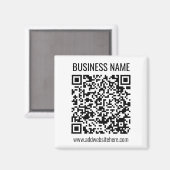 Sofortiger QR-Code (geben Sie Ihre Website-URL ein Magnet (Vorderseite/Rückseite)