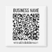Sofortiger QR-Code (geben Sie Ihre Website-URL ein Magnet (Vorne)