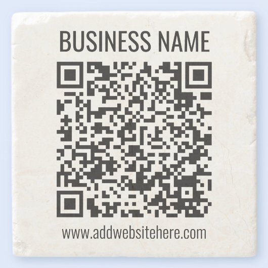 Sofortiger QR-Code (geben Sie Ihre Website-URL ein Steinuntersetzer