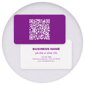 Sofortiger QR-Code mit Ihrer Website-URL | Lila