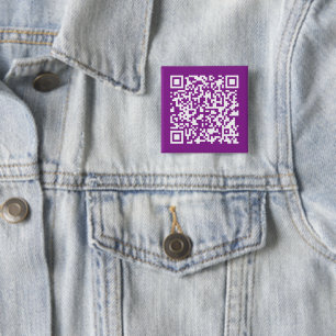 Sofortiger QR-Code mit Ihrer Website-URL Lila Button