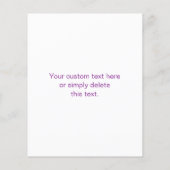 Sofortiger QR-Code mit Ihrer Website-URL | Lila Flyer (Hinten)