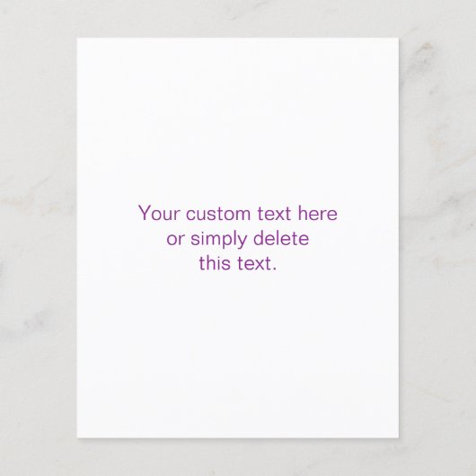 Sofortiger QR-Code mit Ihrer Website-URL | Lila Flyer (Hinten)