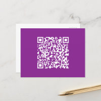 Sofortiger QR-Code mit Ihrer Website-URL | Lila