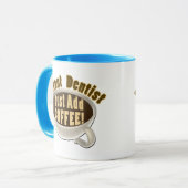 Sofortiger Zahnarzt addieren gerade Kaffee Tasse (Vorderseite Links)